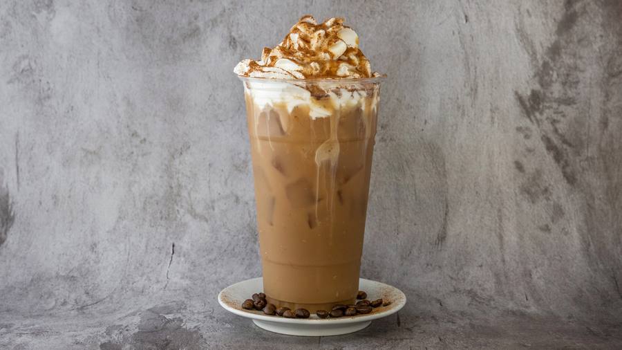 Iced chai latte.